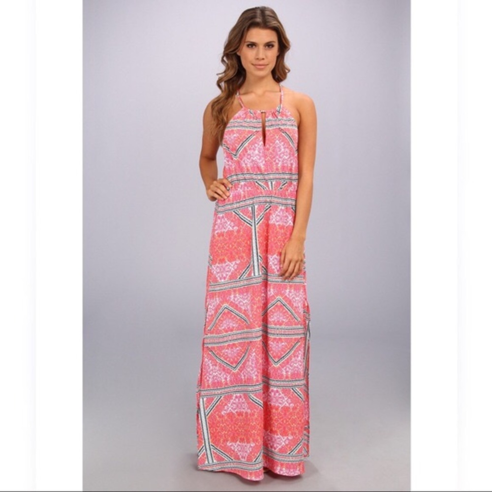 Pink maxi dress